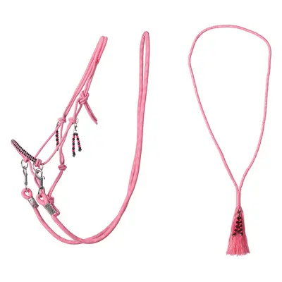 QHP Provazový set na ježdění Liberty QHP, flamingo pink