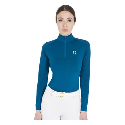 EQUESTRO Triko multifunkční Base Layer EQUESTRO, dámské, petrol/white