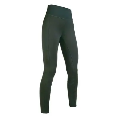 HKM Legíny jezdecké Cosy HKM, s gripem, zimní, dětské, deep green