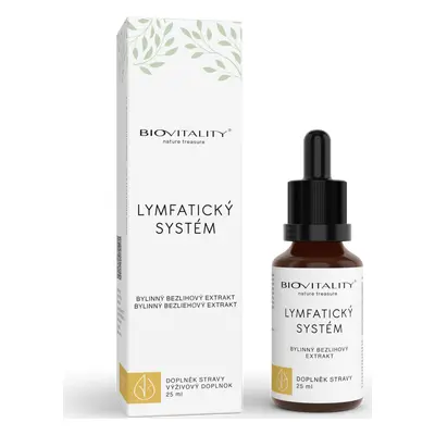 Biovitality Tinktura bezlihová Lymfatický systém Biovitality, kapky, 25 ml