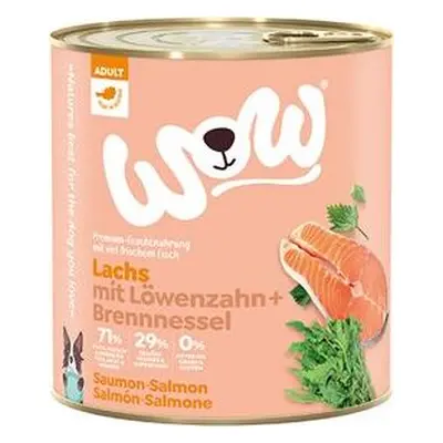 Rebel Dog Konzerva pro psy WOW Adult, losos s rajčaty, 800 g