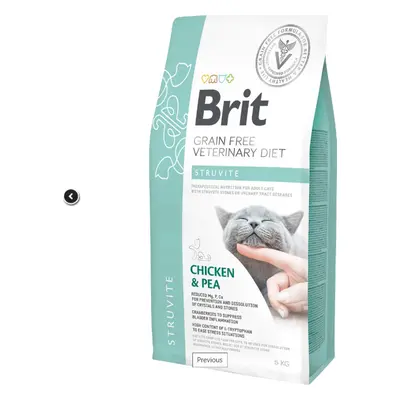 Granule pro kočky Brit VD Cat GF Struvite, 5 kg