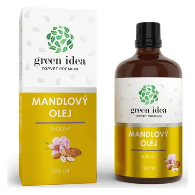 Green idea Olej na pleť a pokožku Mandlový GREEN IDEA, 100 ml