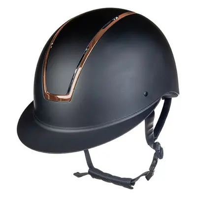 HKM Helma jezdecká Lady Shield HKM, black/rosegold Obvod hlavy: 55-57 cm