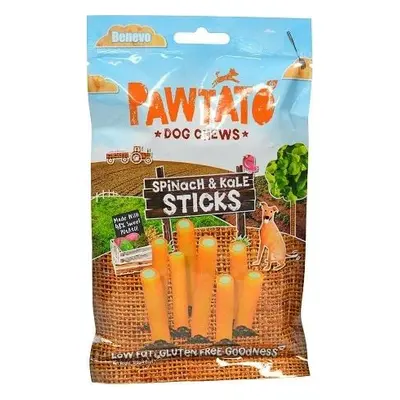 Benevo Pamlsky pro psy Pawtato Sticks Spinach & Kale Benevo, 120 g