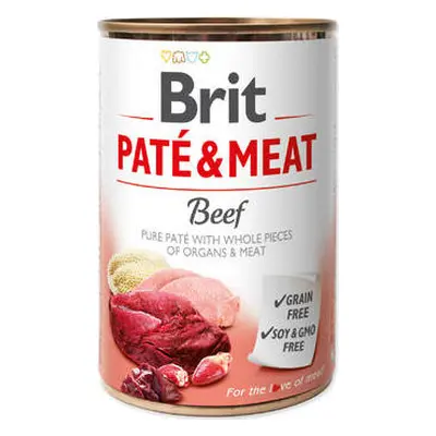 Brit Dog konz Paté & Meat Beef 400 g