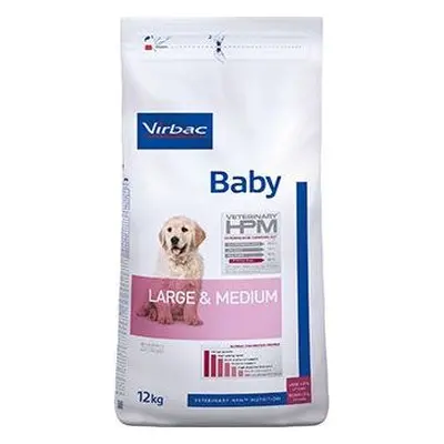 Virbac HPM Granule pro štěňata Virbac HPM, Baby Large & Medium, 12 kg