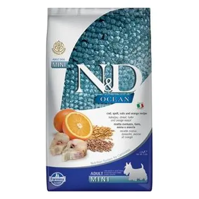 N&D (Farmina Pet Foods) N&D OCEAN DOG LG Adult Mini Codfish & Orange 2,5 kg