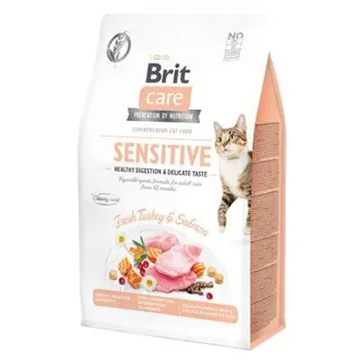 Granule pro kočky Brit Care Cat GF Sensit. Heal.Digest&Delic.Taste, 0,4 kg