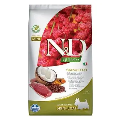 N&D (Farmina Pet Foods) Granule pro psy Quinoa DOG Skin & Coat Duck & Coconut Mini N&D, 2,5 kg