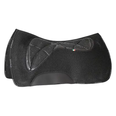 ACAVALLO Dečka podsedlová 3D Spacer Memory Foam AC Grip Gel ACAVALLO, westernová, černá