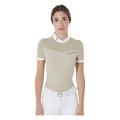 EQUESTRO Tričko závodní Jersey EQUESTRO, dámské, oxford tan