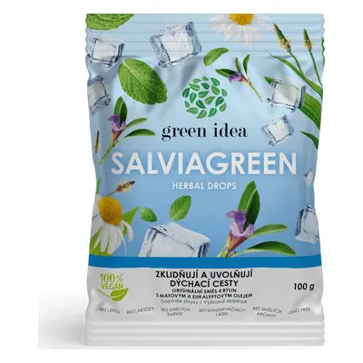 Green idea Bonbóny bylinné Salviagreen GREEN IDEA, 100 g