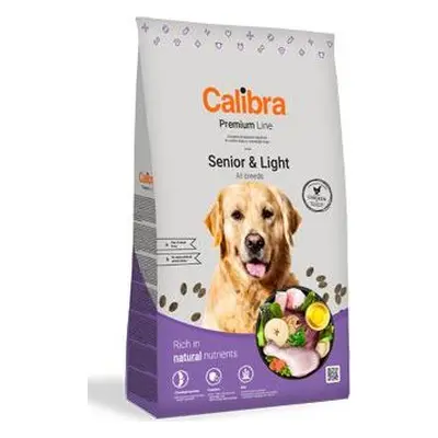 CALIBRA Granule pro psy Premium Line Senior&Light Calibra, 3 kg