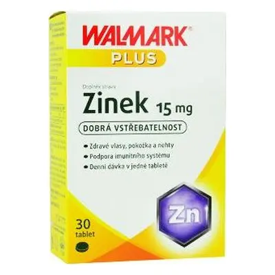 Walmark Zinek Walmark, 15 mg/30cps