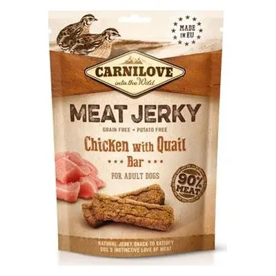 CARNILOVE Pochoutka pro psy Jerky Quail&Chicken Bar Carnilove, 100 g