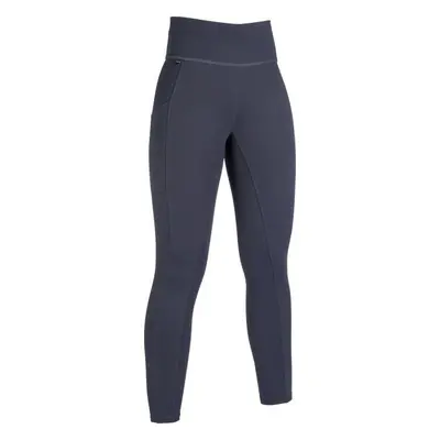 HKM Legíny jezdecké Cosy HKM, s gripem, zimní, deep grey