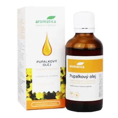 Aromatica Olej Pupalkový BIO vit E a beta-karot Aromatica, 50 ml