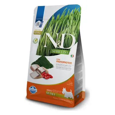 N&D (Farmina Pet Foods) Granule pro psy N&D SPIRULINA, Adult Mini, Herring & Wolfberry, 2 kg