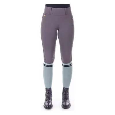 QHP Legíny Equestrian Dream QHP, s gripem, vyšším pasem, zateplené, dámské, iron grey