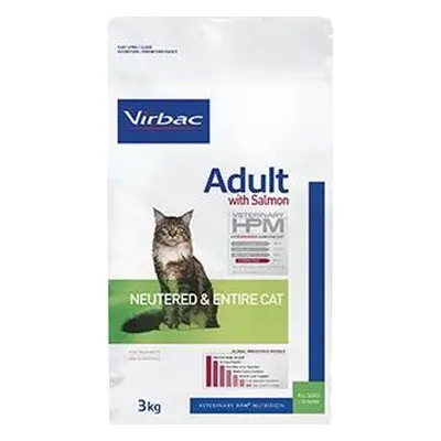 Virbac HPM Granule pro kočky Virbac HPM, Adult Salmon Neutered & Entire, 3 kg