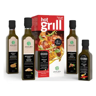 Green idea Oleje rostlinné Hot grill GREEN IDEA, 3+1