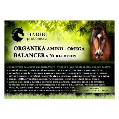 HABIBI Organika amino-omega granulovaný Balancer s nukleotidy HABIBI, pytel, 12 kg