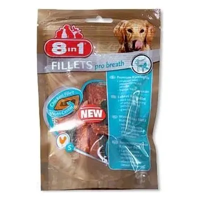 Pochoutka 8in1 Fillets pro dental S 80 g (svěží dech)