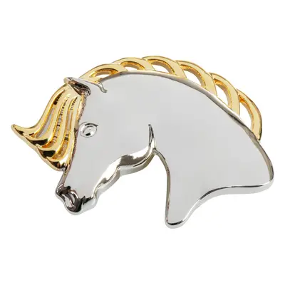 Umbria Equitazione Brož Horse head Umbria Equitazione, silver/gold