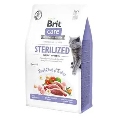 Granule pro kočky Brit Care Cat GF Sterilized Weight Control, 0,4 kg