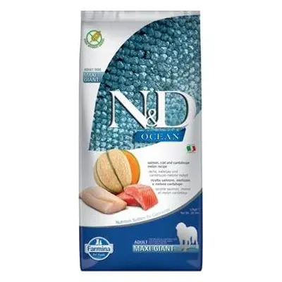 N&D (Farmina Pet Foods) Granule pro psy N&D OCEAN DOG Adult Giant Salmon & Cod & Melon, 12 kg