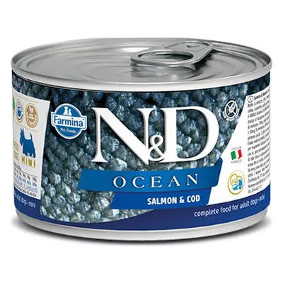 N&D (Farmina Pet Foods) N&D GF DOG OCEAN Adult Salmon & Codfish Mini 140 g