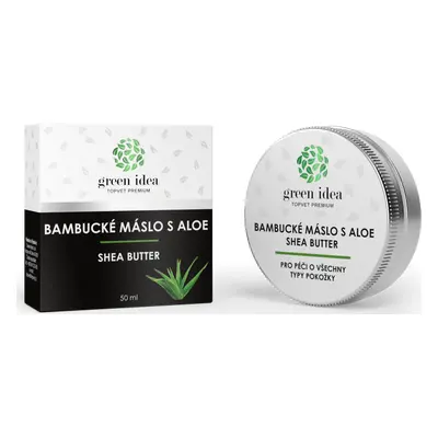 Green idea Máslo Bambucké s aloe GREEN IDEA, 50 ml