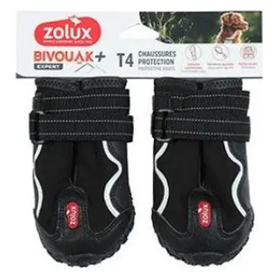 Botičky pro psy BIVOUAK Zolux ochranné, T4/7 cm, černé