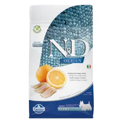 N&D (Farmina Pet Foods) N&D GF OCEAN DOG Adult Mini Herring & Orange 800 g