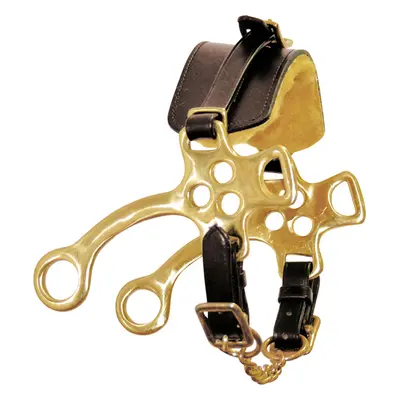 Umbria Equitazione Hackamore Brass Plated Umbria Equitazione, černé