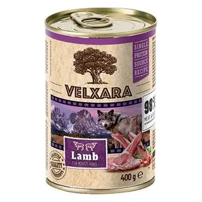 Konzerva pro psy Velxara Paté Dog Adult Lamb, 400 g