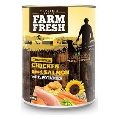 Konzerva pro psy Farm Fresh Dog Chicken&Salmon with Potatoes, 800 g