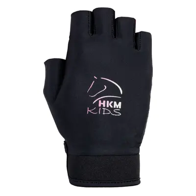 HKM Rukavice jezdecké pro Hobby horse HKM, black/grey