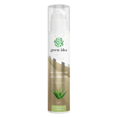 Green idea Mléko po opalování Aloe vera GREEN IDEA, 200 ml