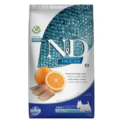 N&D (Farmina Pet Foods) N&D GF OCEAN DOG Adult Mini Herring & Orange 2,5 kg