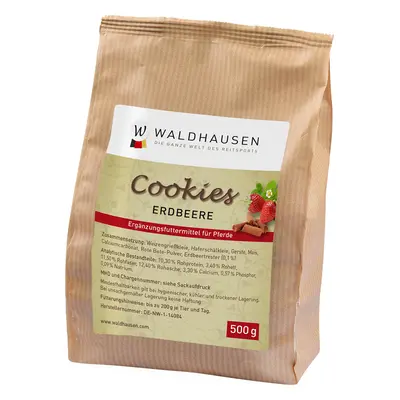 WALDHAUSEN Pamlsky pro koně Cookies Waldhausen, 500 g, jahodové