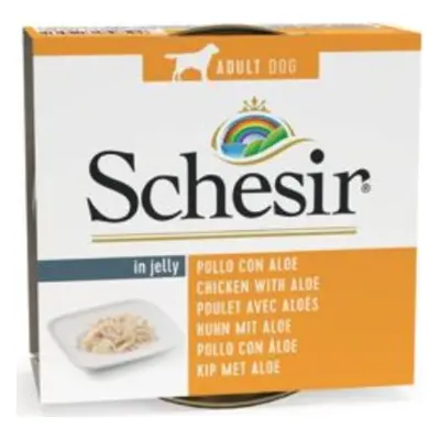 Konzerva pro psy Schesir Dog Adult kuře/aloe, 150 g