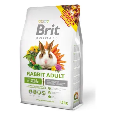 Krmení pro králíky Brit Animals Rabbit Adult Complete, 1,5 kg