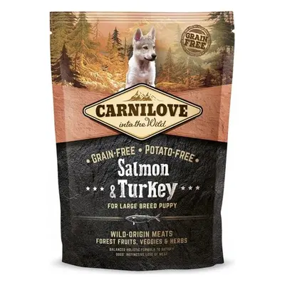 Carnilove Dog Salmon & Turkey for LB Puppies 1,5 kg