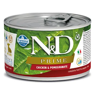 N&D (Farmina Pet Foods) N&D GF DOG PRIME Puppy Chicken & Pomegranate Mini 140 g