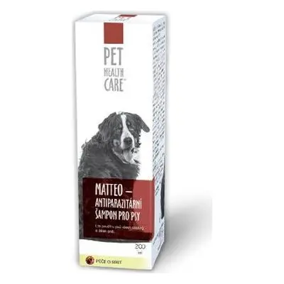 PET HEALTH CARE Šampon pro psy antiparazitní Matteo PHC, 200 ml