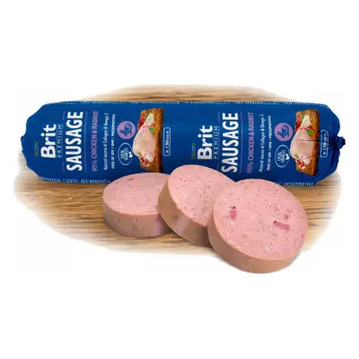 BRIT Sausage Chicken & Rabbit Brit, 800 g