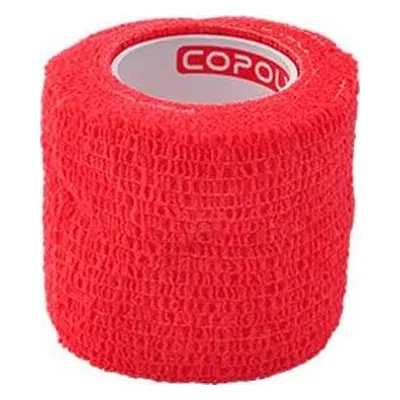 Bandáž samolepicí CoPoly 5 cm x 4,6m, red, 1 ks