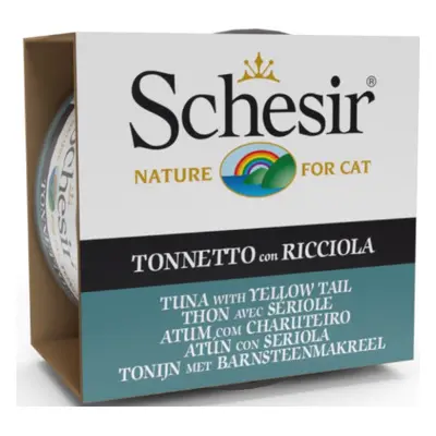 Konzervy pro kočky Schesir Cat Adult tuňák/kranas, 85 g